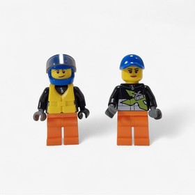 Lego 60085 City Racing 4x4 Truck with Power Boat Missing 1 Sticker Pre-owned