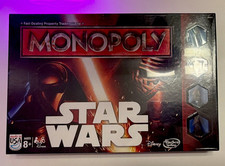 SEALED Monopoly Star Wars Board Game , Ages 8+ B0324 Disney Hasbro Made in USA