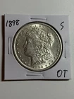 1898-S Morgan Silver Dollar $1 AU Details Tougher Date