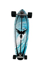 Yocaher Punked Drop Through Tsunami Longboard Speed Cruiser
