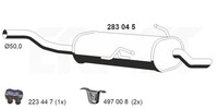 EndschalldäMpfer NachschalldäMpfer Ernst 283045 FüR BMW 3Er E46 Touring 316 318