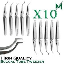 Orthodontic Lingual Bracket  Buccal Tube Holder Tweezers Ortho Dental Pinzas