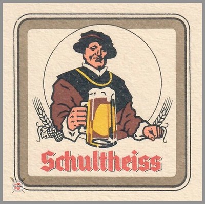 Beer Coaster - Schultheiss Brewery - Schultheiss Pilsner - 5 Pack