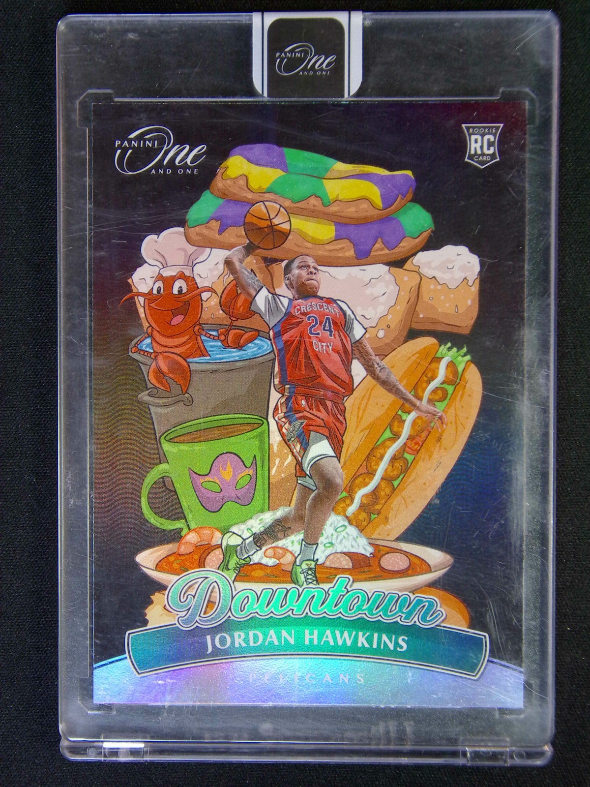2023-24 Panini One And One Jordan Hawkins #19 RC Rookie Downtown Case Hit SSP