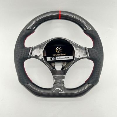 For 2002-2007 Mitsubishi Lancer Evolution EVO 7 8 9 Carbon Fiber Steering Wheel