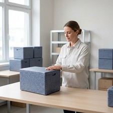 Insulated Foam Cooler Box for Cold Chain Transport - Small Shipping Boxes