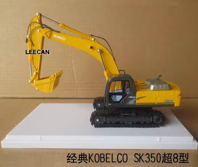 1:43 26CM KOBELCO SK350LC-8 Excavator Machine Construct Equipment