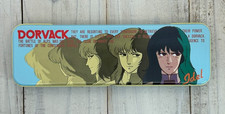 Vintage Dorvack Idol 350A Metal Pencil Case Anime 1980s Ashi Production Japan Un