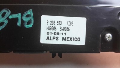 2011 BMW X3 DASH CONTROL,9208592AI03