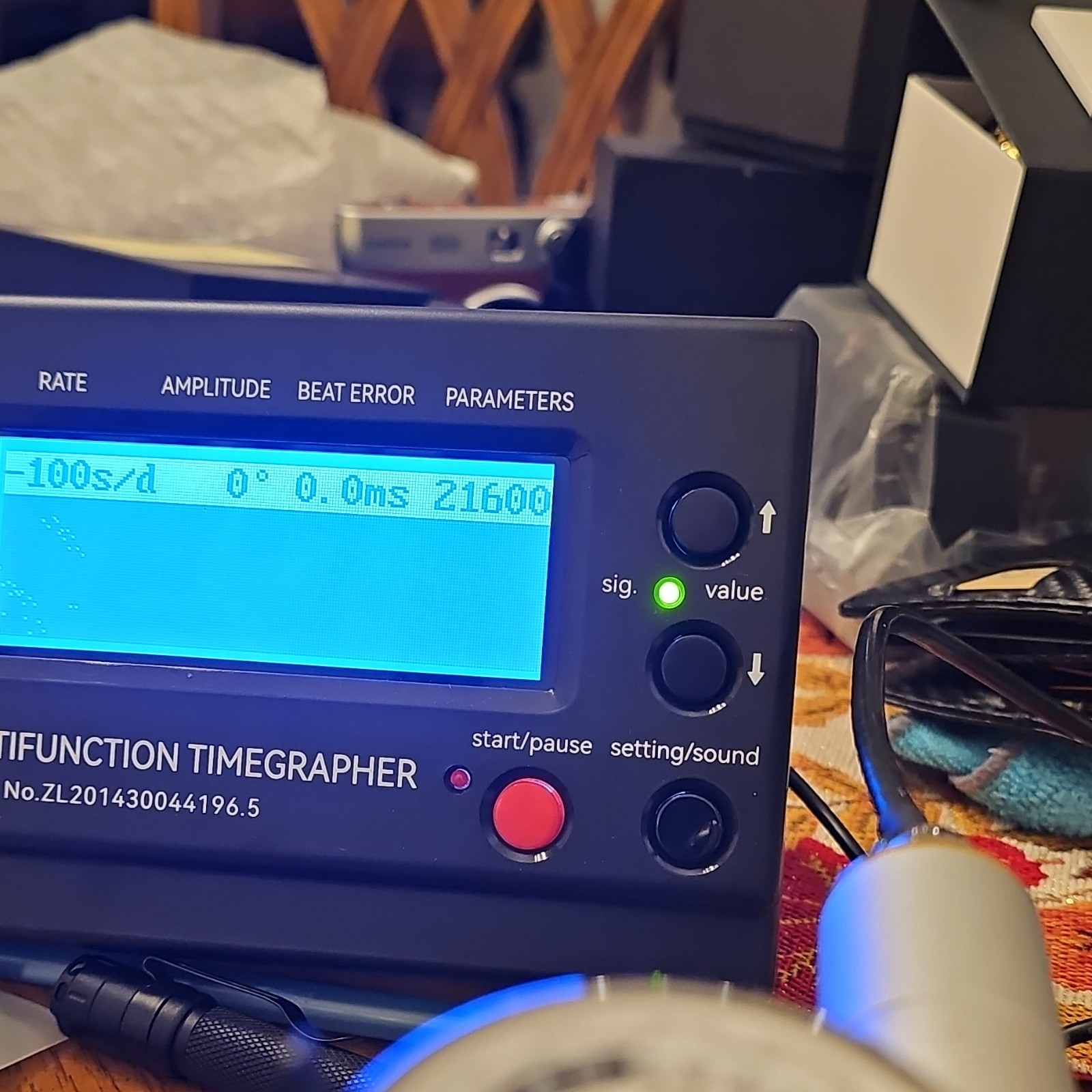 Minerva World Time Automatic Chronograph Brown Le… - image 8