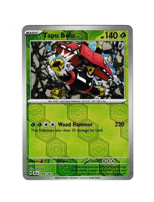 Tapu Bulu 006/064 Reverse Holofoil Rare SV: Shrouded Fable