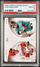 2022 Topps Dynamic Duals Shohei Ohtani Ichiro 13 Psa 10 Angels Mariners