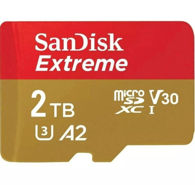 Micro SD SanDisk Extreme 2TB U3 A2 V30 SDXC