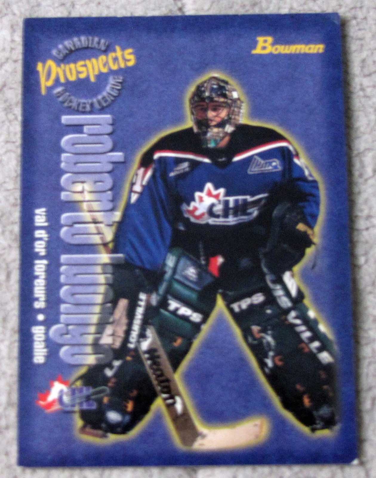 1997 Bowman CHL #159 Roberto Luongo