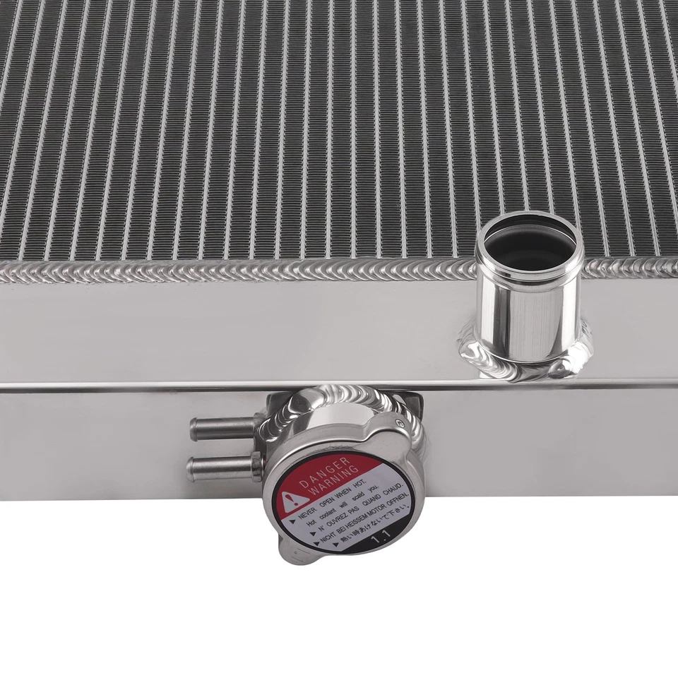 Radiador de refrigerante de motor de aluminio 3 filas para Chevrolet Del Ray 1957 DPI5057 Foto 3 de 4