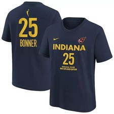 Nike Youth DeWanna Bonner Navy Indiana Fever Explorer Edition T-Shirt MSRP $32