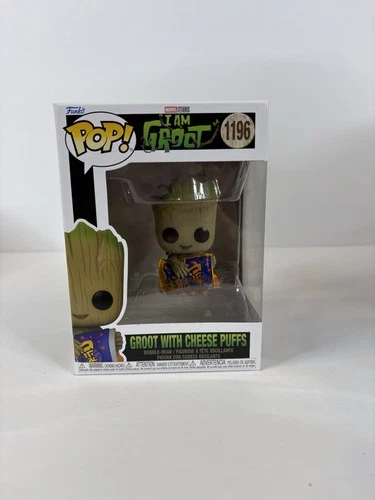 Funko POP! Marvel Studios I Am Groot Groot With Cheese Puffs  #1196