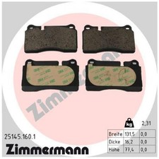 Satz Bremsbeläge Bremsklötze vorne für Seat Ateca KH7 Leon 5F1 KL1 KL8 | 2434