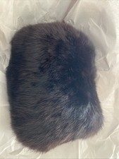 Vintage Mink Muff, Satin Lined 9.5  X 8  