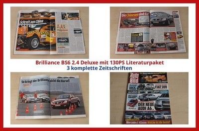 Brilliance BS6 2.4 Deluxe mit 130PS Literaturpaket - 3 komplette Zeitschriften