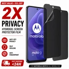 2X Privacy Hydrogel Screen Protector Motorola Moto G All Models 5G