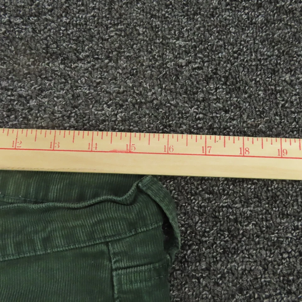 GAP Jeans Womens 31 Green Vintage Slim High Rise Corduroy Pants Classic Retro - Image 3 of 4