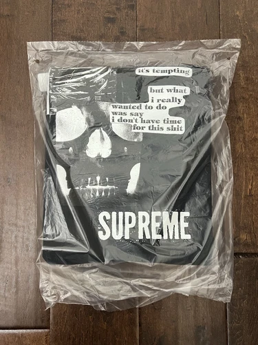 Tee shirt noir Supreme SS25 Weirdo Dave Anatomy squelette taille XXL neuf EN MAIN