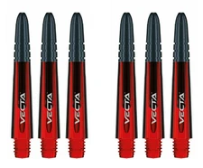 2 New Sets Winmau Vecta Short Dart Shafts – Ships w/ Tracking - Red