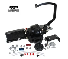 1932 32 FORD STREET ROD POWER BRAKE BOOSTER KIT WITH WILWOOD MASTER & RESIDUALS