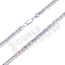 18-36"Men Stainless Steel 6mm Gold/Silver Plated Cuban Link Chain C10