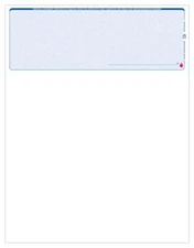 Blank Business Check Stock / IPP Laser & Ink Jet Compatible