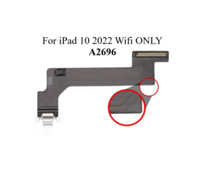 Charging Port Replacement for iPad 10 2022 Wifi A2696 10.9