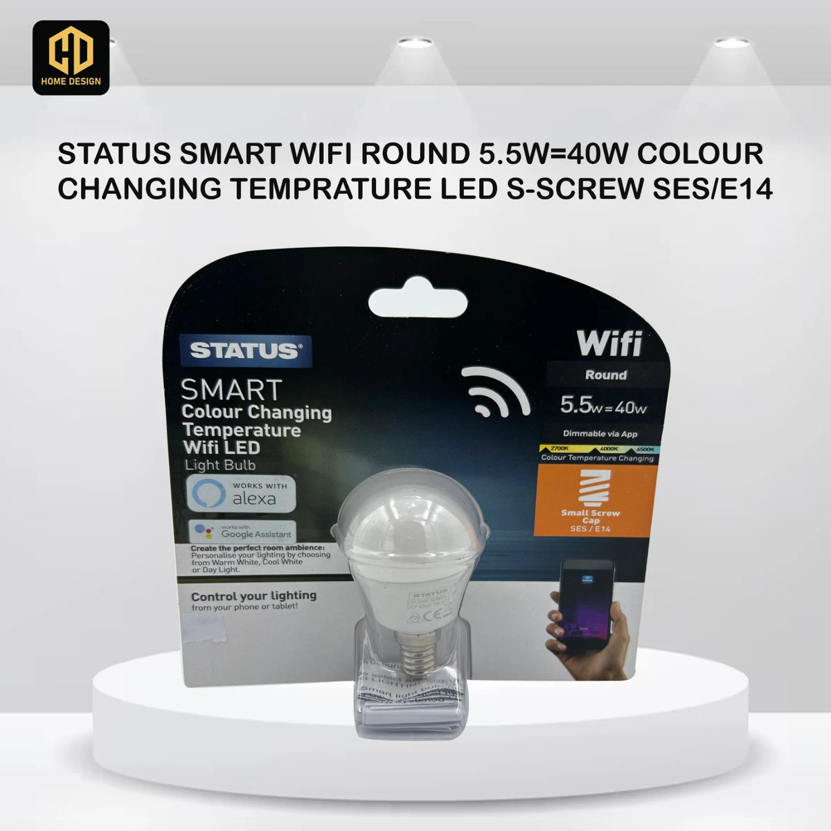Status smart colour changing deals wifi led bulb