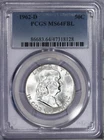1962-D Franklin Half Dollar 50c PCGS MS64 FBL