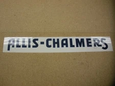 Allis Chalmers Decal Black 1 1/2" X 12" Long A & S - NEW FREE SHIPPING