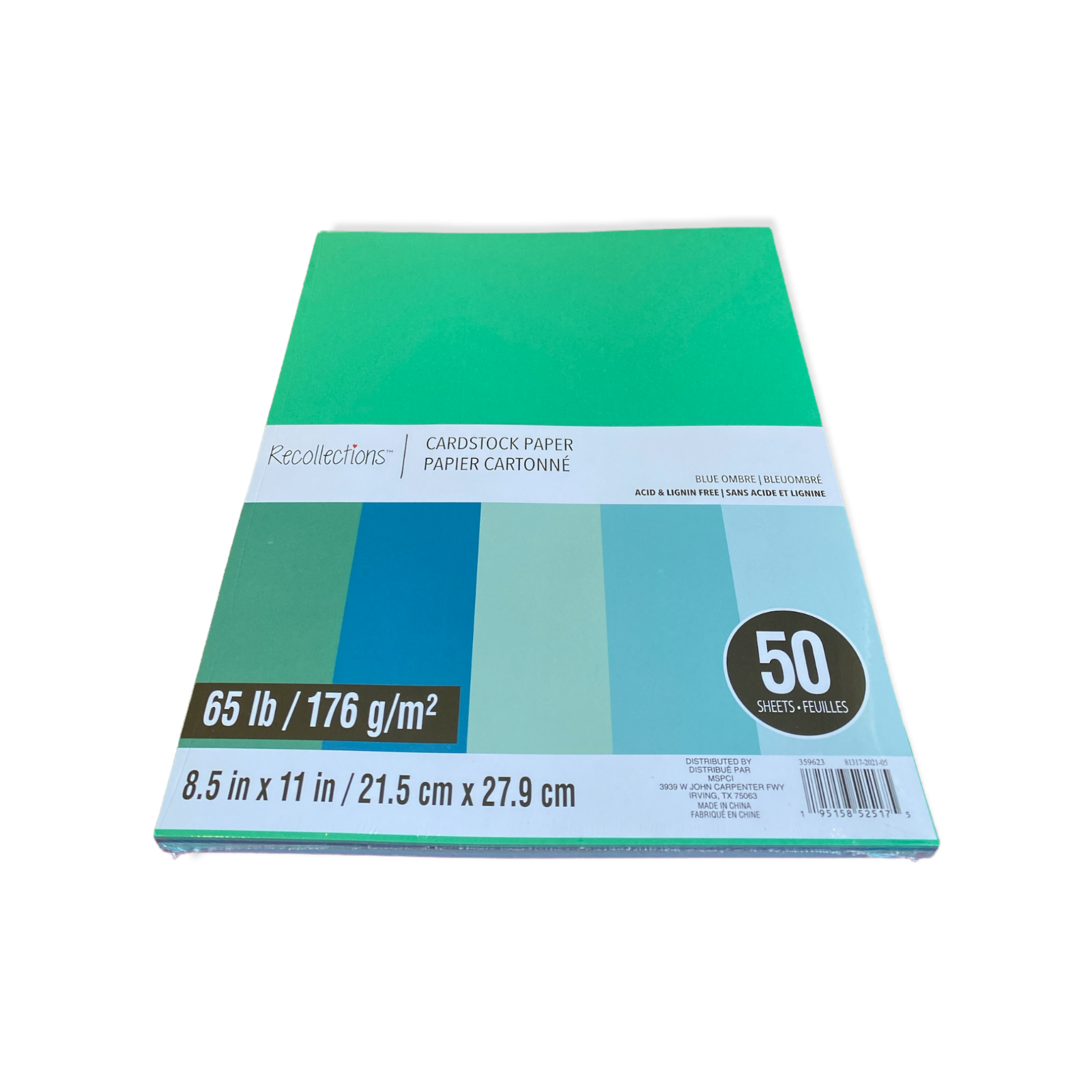 Recollections Cardstock Paper, Blue Ombre 8 1/2 x 11 50 Sheets eBay