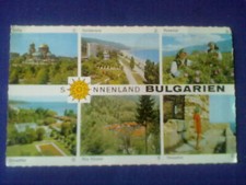 Ansichtskarte SONNENLAND BULGARIEN 1970 mit Briefm.