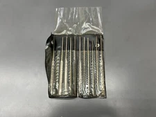 (L) VINTAGE 12 PC NEEDLE FILE SET UNKNOWN BRAND - MADE IN POLAND