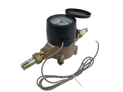 DAE PD-50 LeadFree NSF61 IP68 Positive Displacement Water Meter,1/2''NPT Coupling
