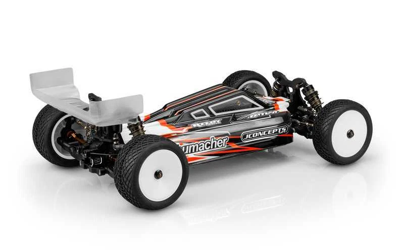 JConcepts 0461L S2 Schumacher Cat L1 Evo Clear Body Light Weight w/ Turf Wing - Image 3 of 4
