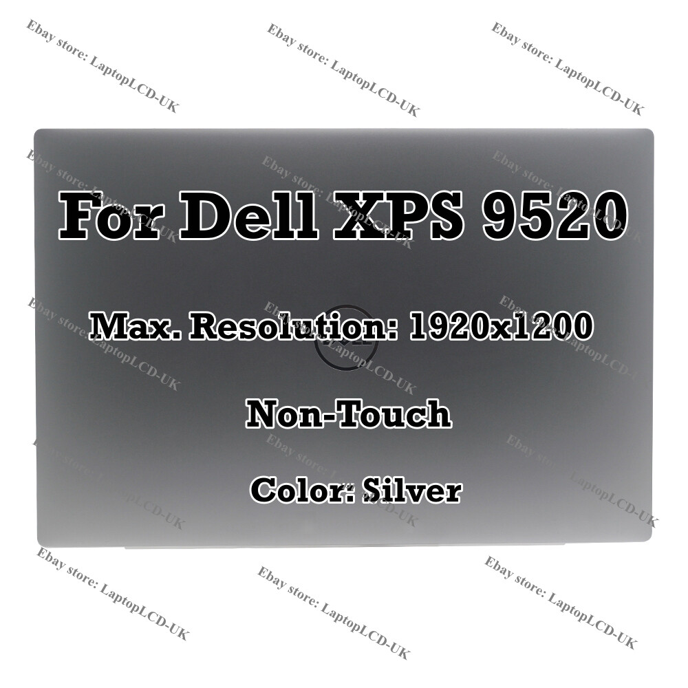 Dell XPS 15 9520 Precision 5570 FHD+ LCD LED Screen Assembly Complete Non-Touch
