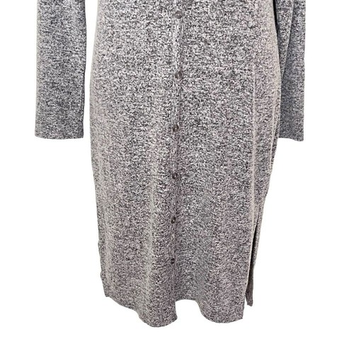 Lucky Brand Cloud Long Duster Cardigan Women’s Size S Heather Gray Supersoft - Picture 3 of 8