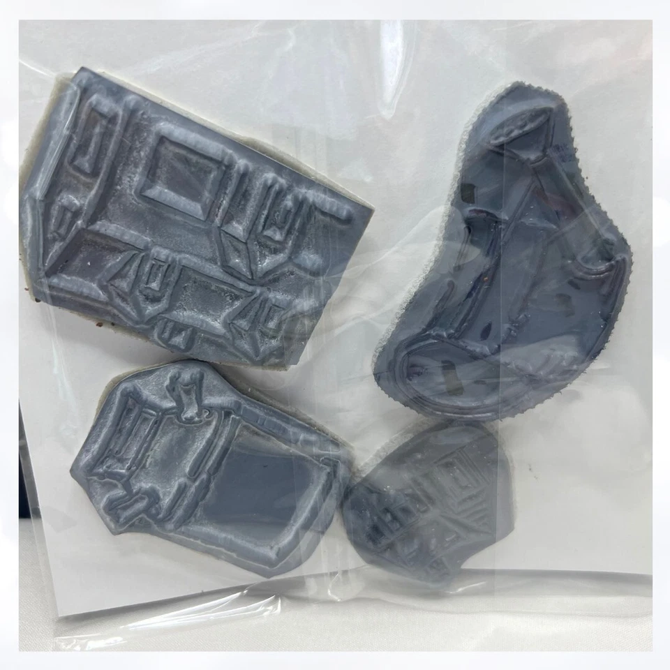 Художественные впечатления ТОСКАНСКАЯ ДЕРЕВНЯ Структуры Контейнеры Акварель Резиновые Штампы - Изображение 2 из 2