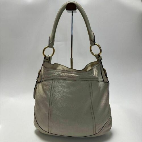 PRADA Shoulder Bag Vitello Leather Beige - Picture 3 of 24