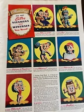 Ovaltine, Full Page Vintage Print Ad, a