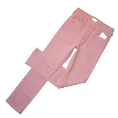 NWT Mother Mid Rise Dazzler Ankle in Play Date Quartz Pink Stretch Jeans 26