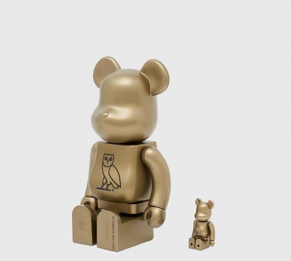 MEDICOM TOY - BE@RBRICK GOLD CHROME Ver. 100％ &amp; 400％ Medicom Garfield Gold Chrome Ver. 100% 400% Bearbrick Figure