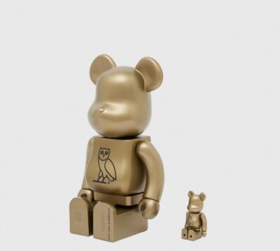 Medicom Bearbrick 400％ & 100% Bearbrick - Gold OVO