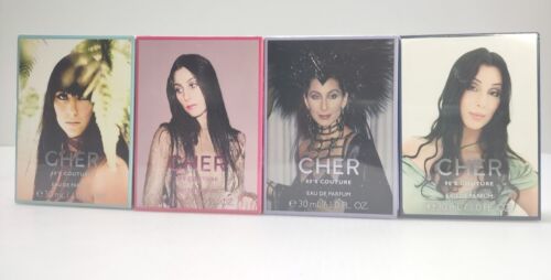 CHER Decades Collection Eau De Perfume's 4 x 1oz Each 60's 70's 80's 90's Sealed - Picture 4 of 11