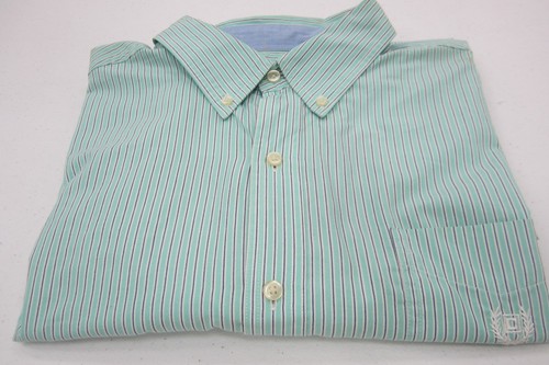 *NWT* Chaps Mens Short Sleeve Easy Care Button Down Shirt Sz XL - Picture 7 of 7